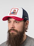 Бейсболка CAPSLAB арт. CL/SMK2/1/CAS/CRU2 Super Mario Mario (красный / белый)